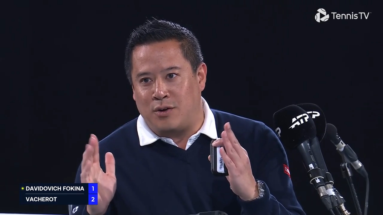 How far out? Davidovich Fokina looks sheepish in Adelaide!