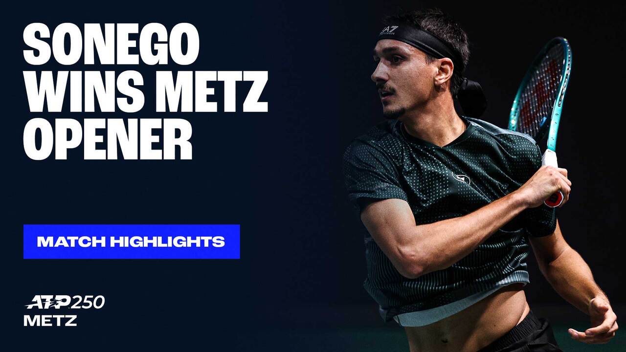 Highlights: Sonego wins Metz 2025 opener