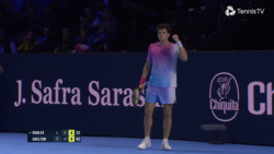 Highlights extendidas: Shelton sorprende a Rublev y avanza al igual que Fils y Rune en Basilea