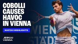Highlights: Cobolli surges past Machac in Vienna 2025 