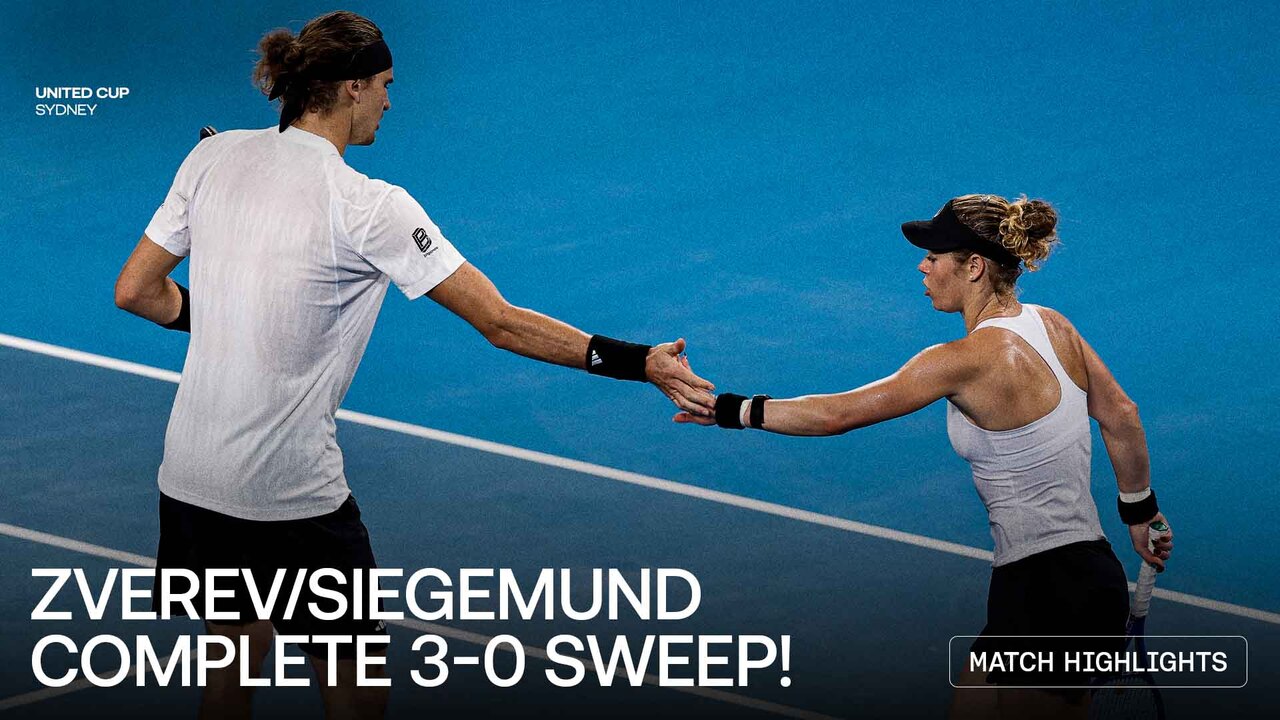 Highlights: Zverev/Siegemund seal win for Germany at United Cup