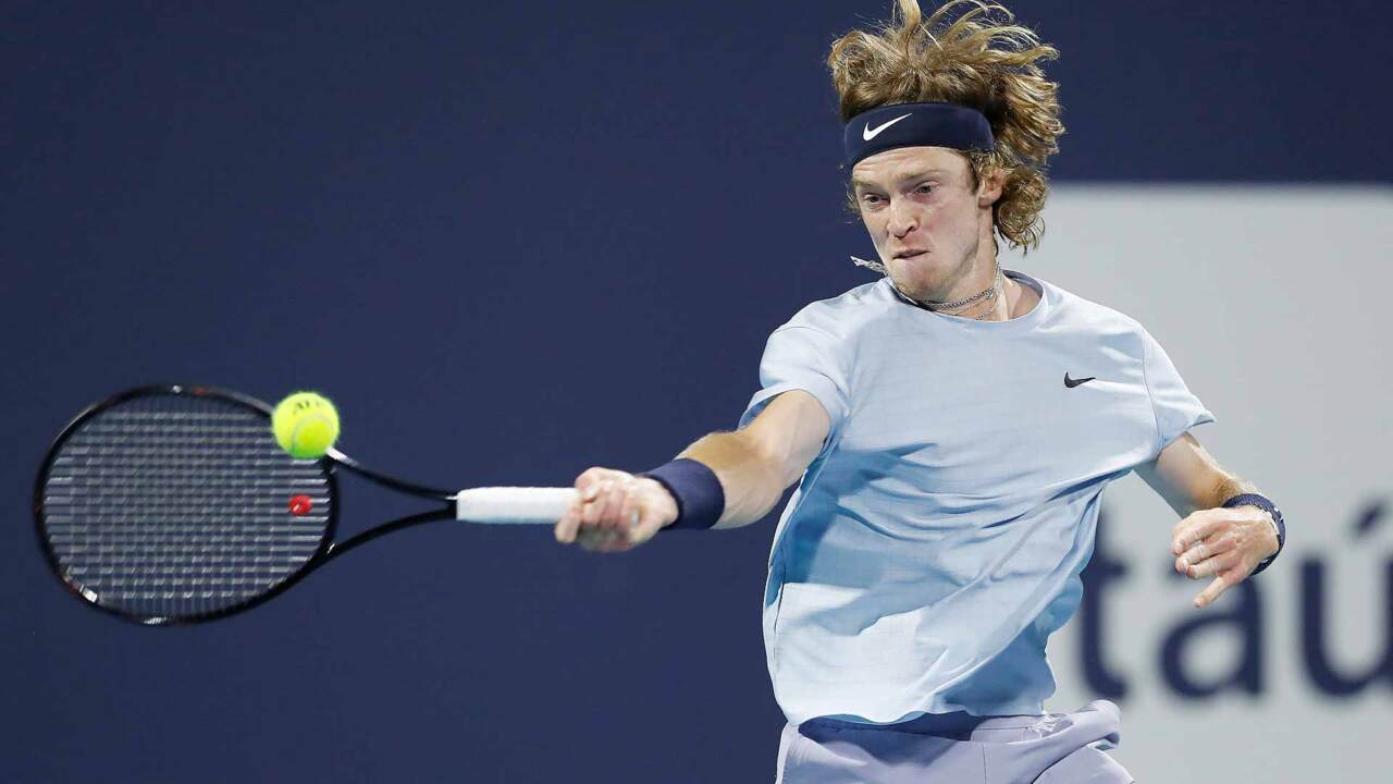 Hubert Hurkacz Halts Andrey Rublev To Reach First ATP Masters 1000 Final In Miami ATP Tour Tennis
