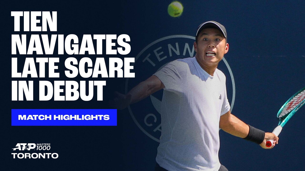 Highlights: El #NextGenATP Tien supera a Smith en su debut en Toronto