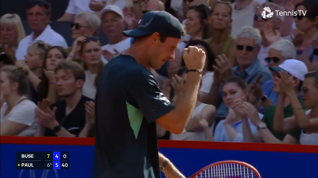 Hot Shot: El punto de set de Paul que levantó al público en la final de Hamburgo 2026
