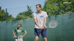 Watch Medvedev Work On His Backhands In Halle