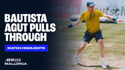Highlights: Bautista Agut rallies past Etcheverry in Mallorca opener