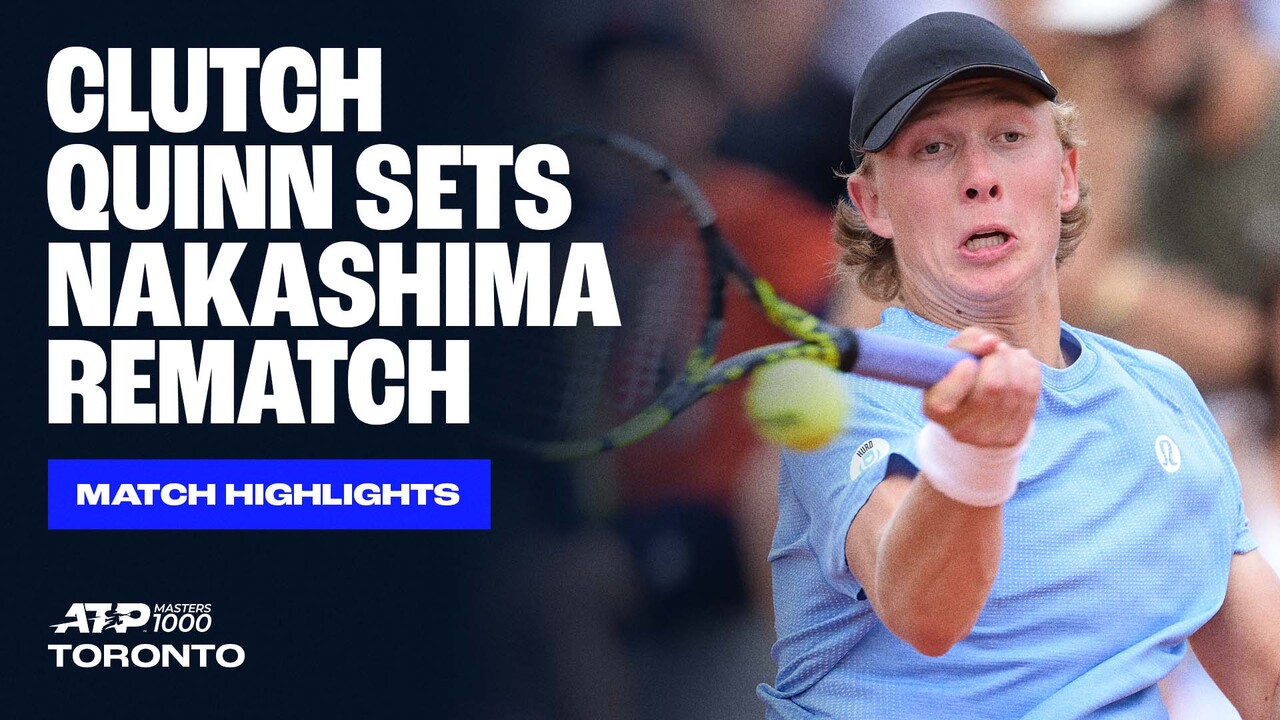 Highlights: Quinn puede con Nishioka en 1R de Toronto 
