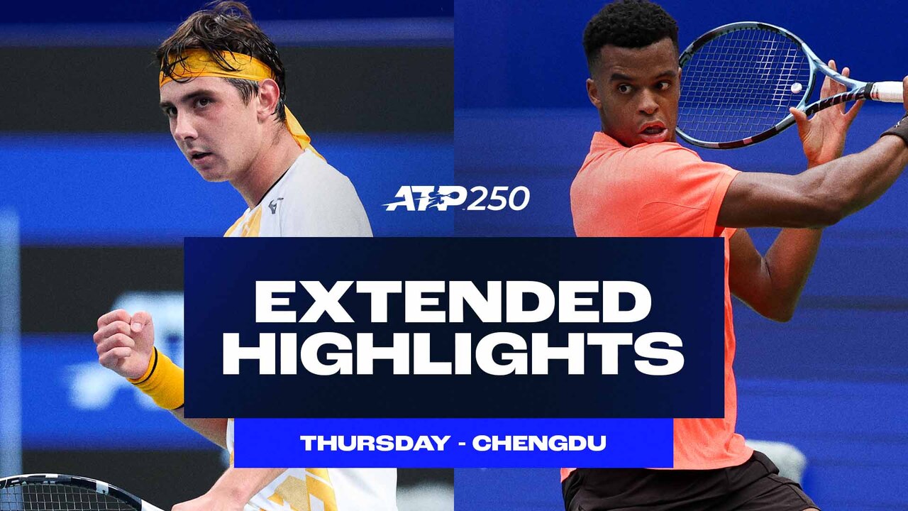 Extended Highlights: Shevchenko, Mpetshi Perricard advance on Day 2 in Chengdu 2025 