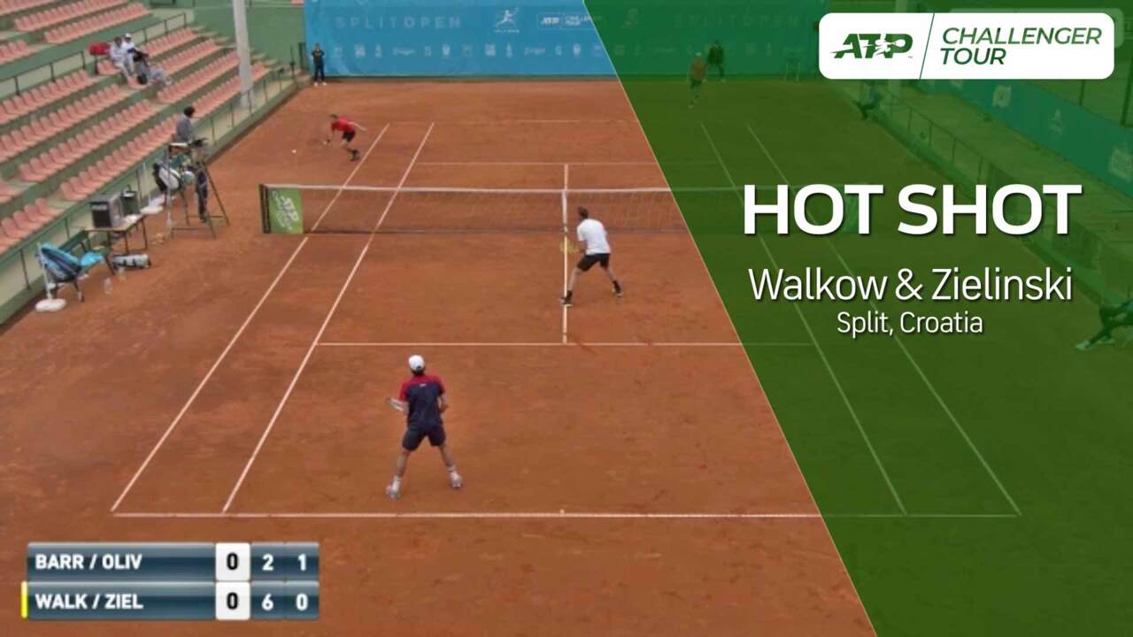 Hot Shots Polish Powers Tweener-Around The Post Stunner Video Search Results ATP Tour Tennis