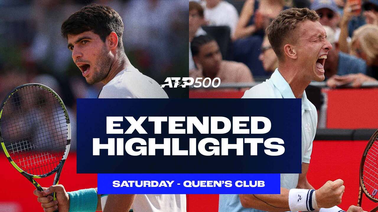 Extended Highlights: Alcaraz, Lehecka set final clash at Queen's Club