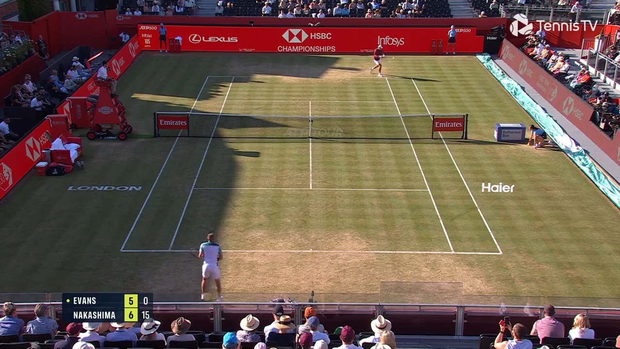 Hot Shot: Nakashima's 'peach' backhand keys crucial break at Queen's Club 2025