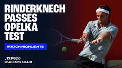 Highlights: Rinderknech frena a Opelka, firma los CFs en Queen's Club 2025