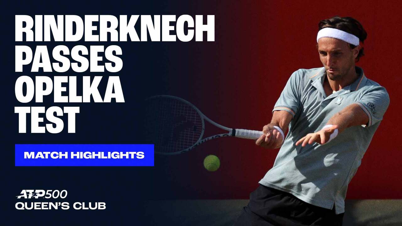 Highlights: Rinderknech edges Opelka, reaches QFs at Queen's Club 2025