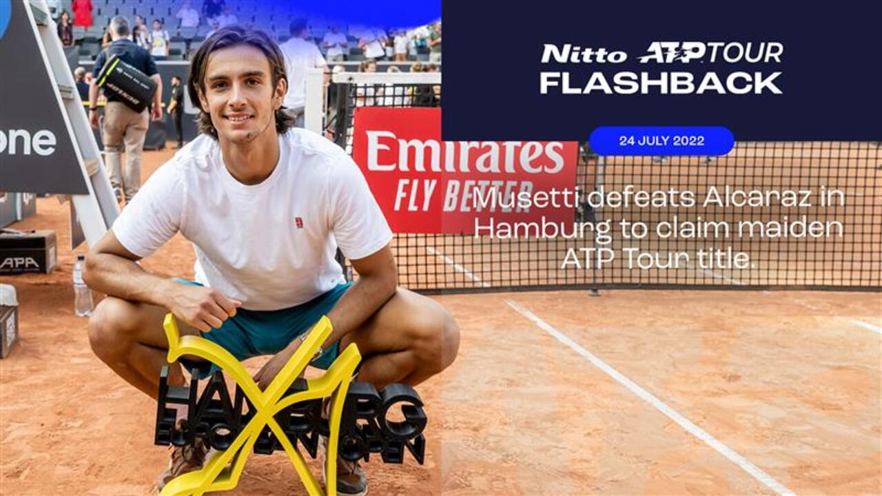 ATP Tour Flashback presented by Nitto: When Musetti beat Alcaraz for Hamburg title