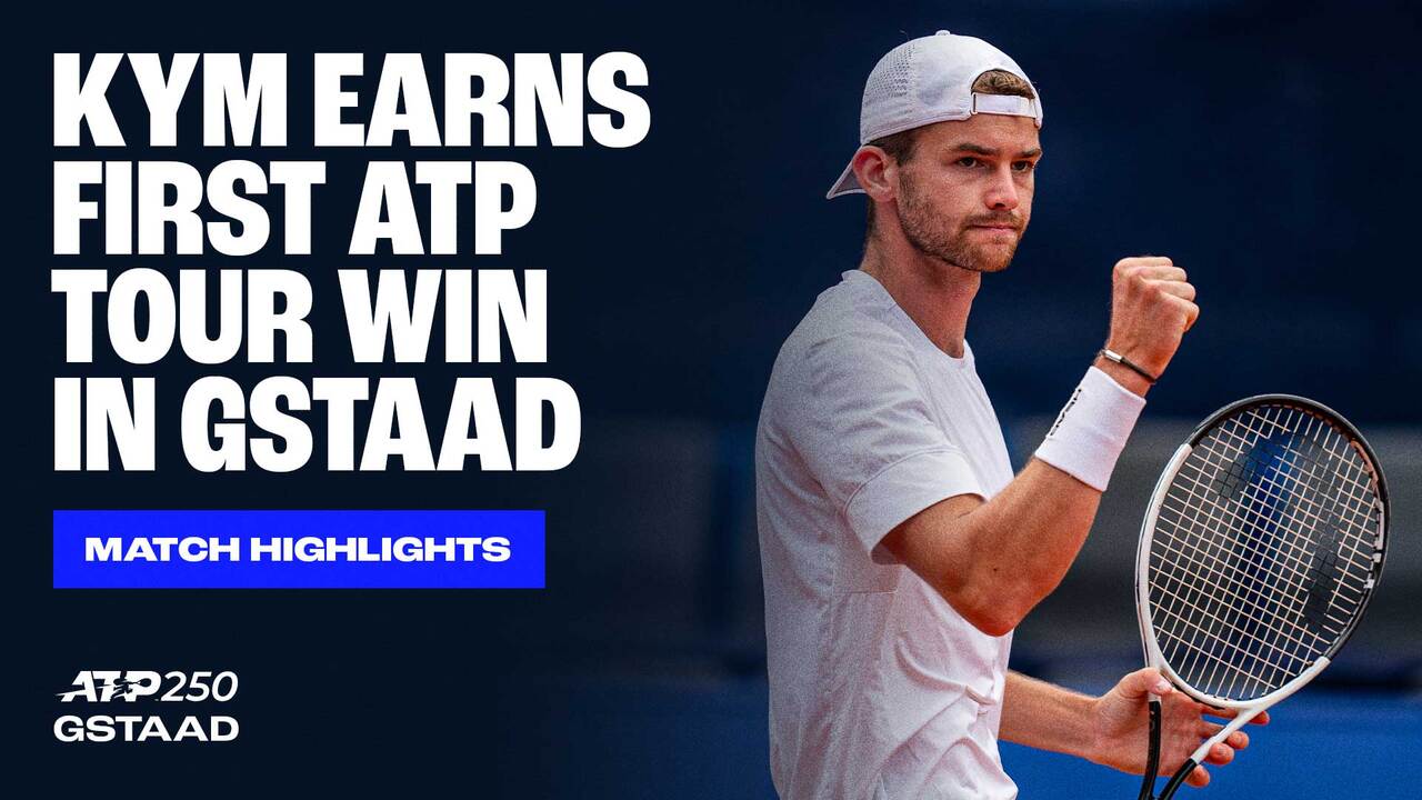 Highlights: Kym seals maiden ATP Tour win in Gstaad 2025