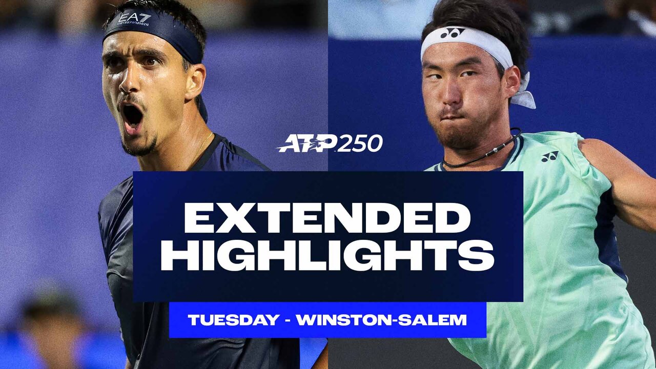 Extended Highlights: Sonego survives; Bu upsets Tsitsipas in Winston-Salem