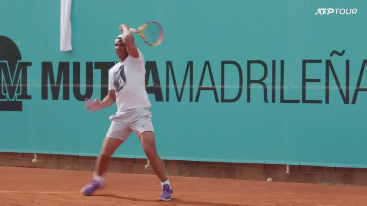 Nadal Thiem Tsitsipas More Stars Training Hard In Madrid Atp Tour Tennis