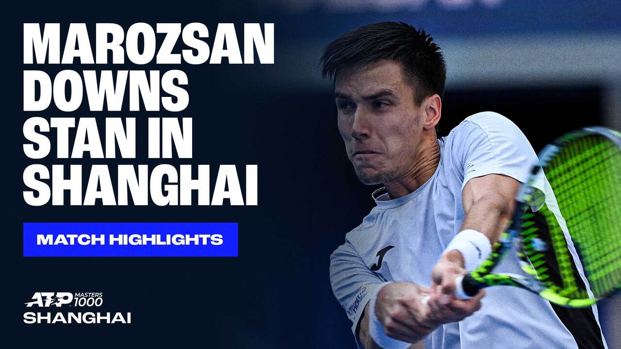 Highlights: Marozsan moves past Wawrinka in Shanghai