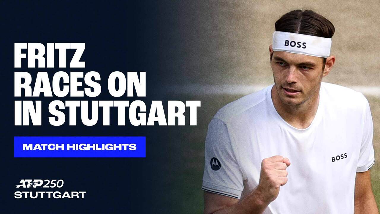 Highlights: Fritz tops Halys in Stuttgart 2025