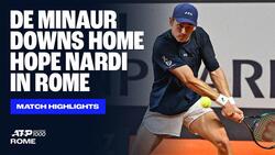 Highlights: De Minaur overcomes Nardi in Rome