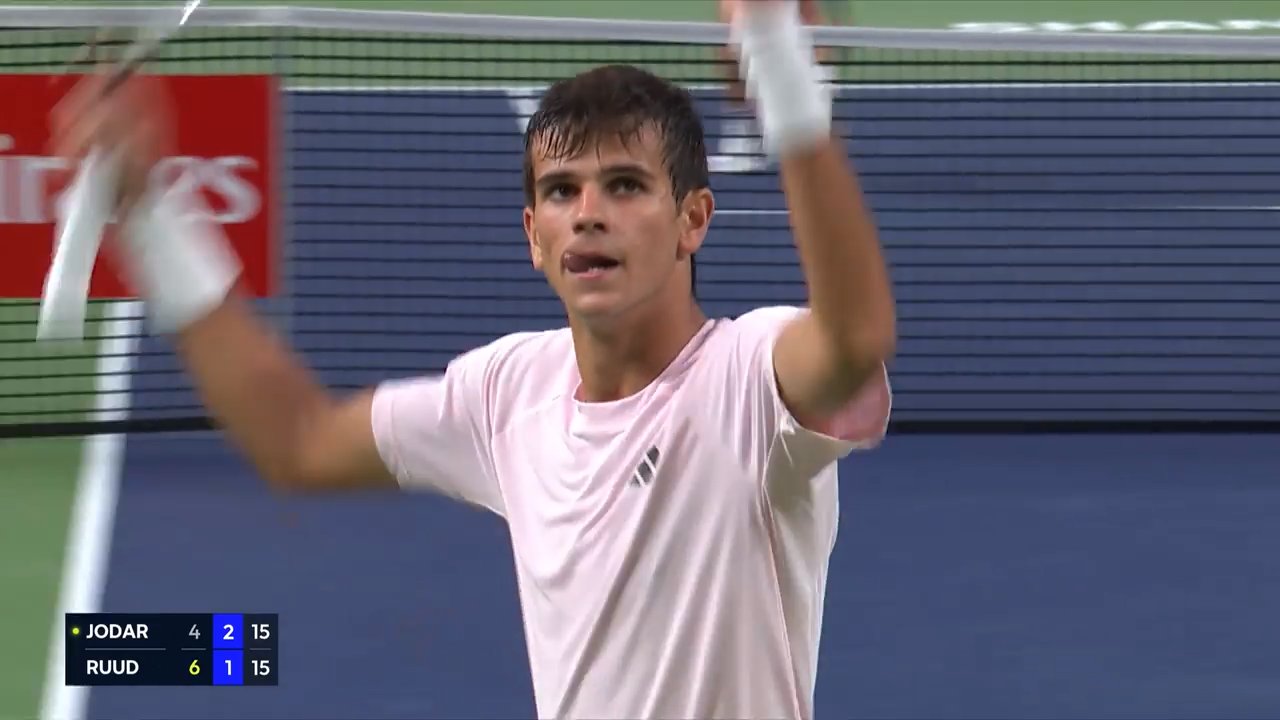 Hot Shot: Jodar channels Connors, forehand swipes to win pulsating point Shanghai 2026