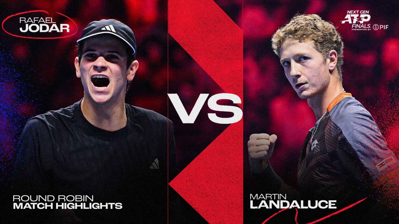 Highlights: Jodar defeats friend Landaluce at Next Gen ATP Finals 2025