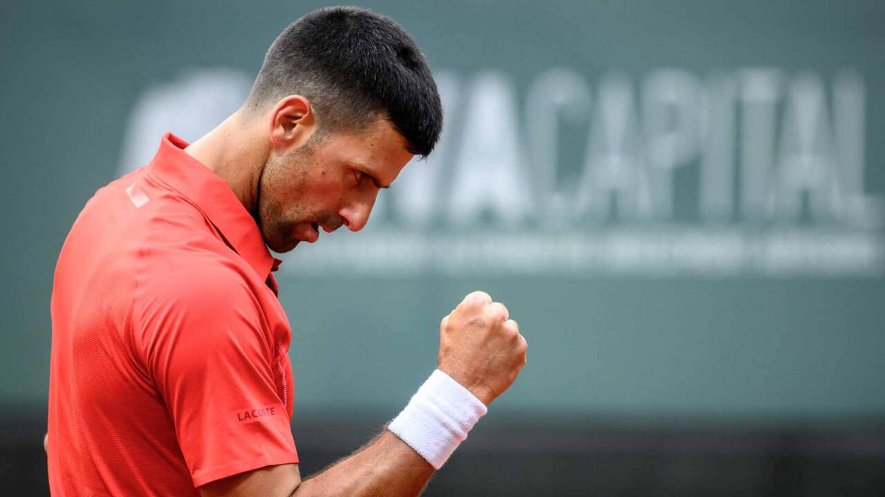 Hot Shot: Djokovic washes away Hanfmann's break chance in Geneva rain