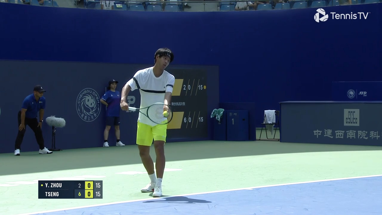 Highlights: Zhou debuta venciendo a Tseng en Chengdu