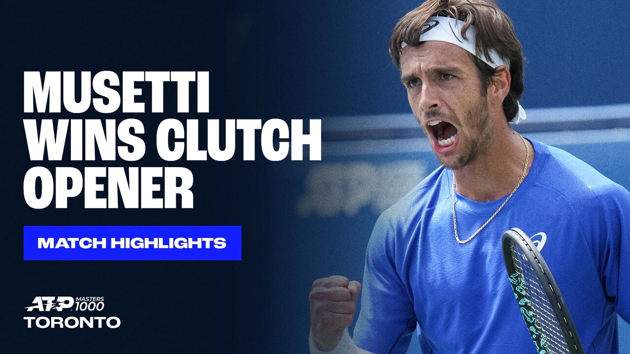 Highlights: Musetti downs Duckworth in Toronto, snaps three-match losing streak
