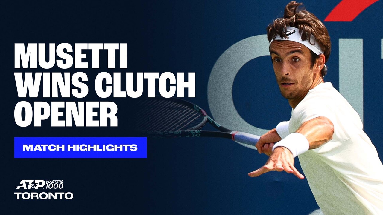 Highlights: Musetti downs Duckworth in Toronto, snaps three-match losing streak