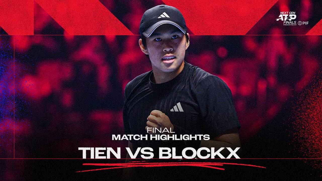 Highlights: Tien sinks Blockx to clinch Next Gen ATP Finals title