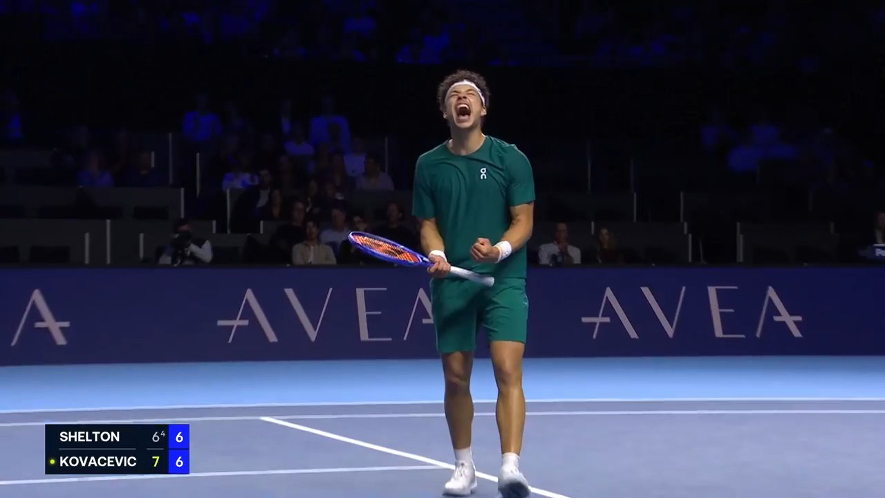 Hot Shot: 'Get out of here!' Shelton hits half-volley stunner in Basel 2026