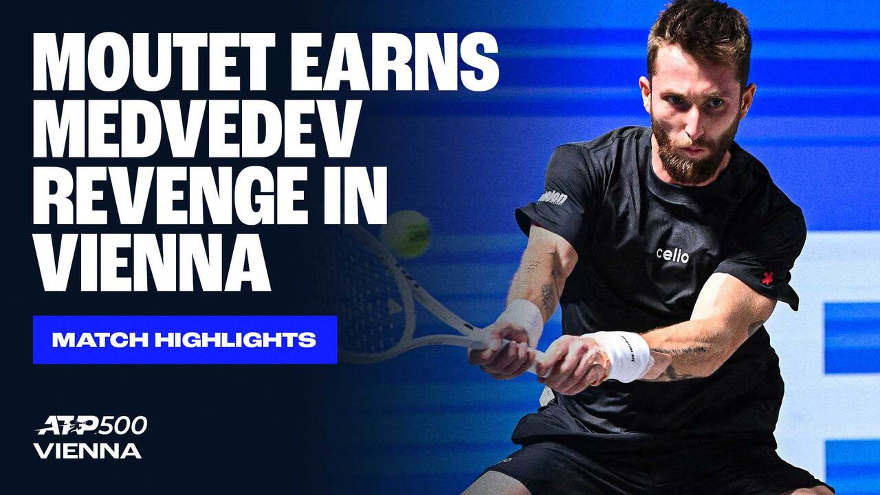 Highlights: Moutet gains Medvedev payback in Vienna 2025