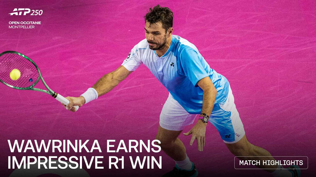 Highlights: Wawrinka rolls past Medjedovic in Montpellier opener
