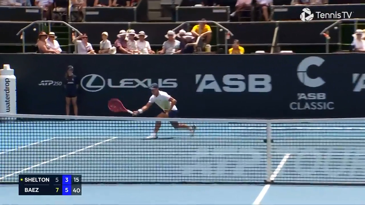 Hot Shot: 'Imaginative' Baez brings match points in style in Auckland