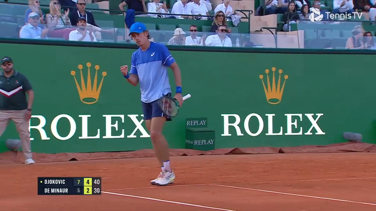 Hot Shot: De Minaur finds way around Djokovic in Monte-Carlo 2024