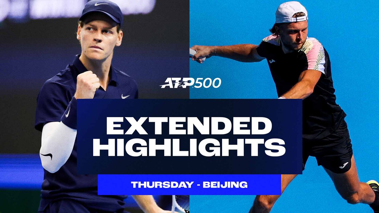 Extended Highlights: Sinner opens Beijing campaign; Muller upsets Khachanov 