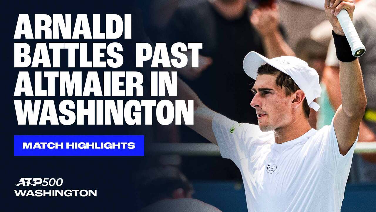 Highlights: Arnaldi survives Altmaier marathon in Washington 2025