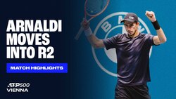 Highlights: Arnaldi frena a Kovacevic en Viena 2025 