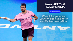 ATP Tour Flashback Presented By Nitto: When Sinner & Wawrinka Met In Antwerp