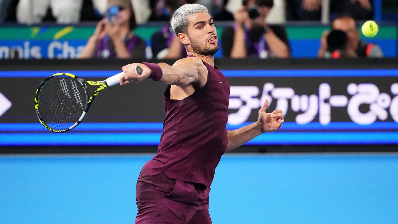 The perfect final game? Watch Alcaraz's four standout winners to close Tokyo win