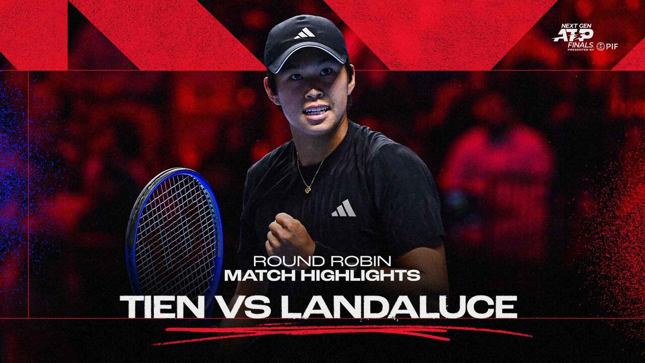 Highlights: Tien passes Landaluce test at Next Gen ATP Finals