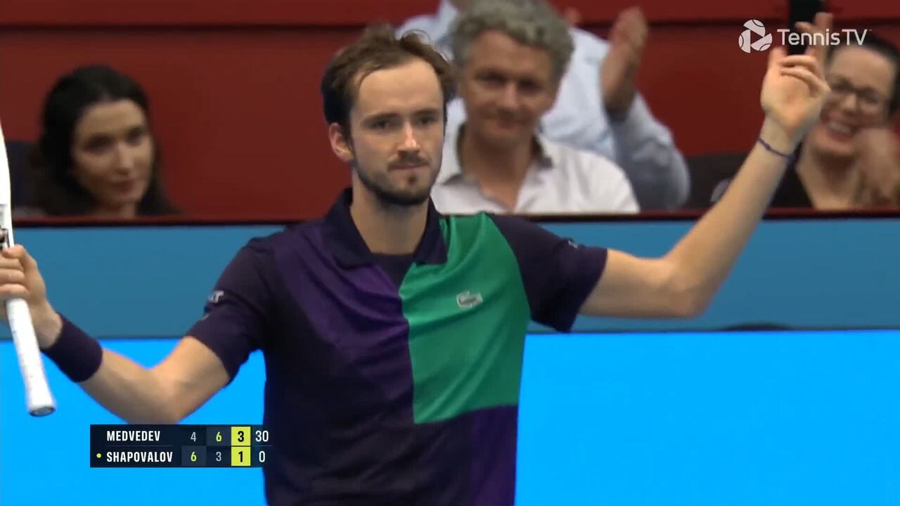 Daniil Medvedev shows impressive performance at Vienna Open 