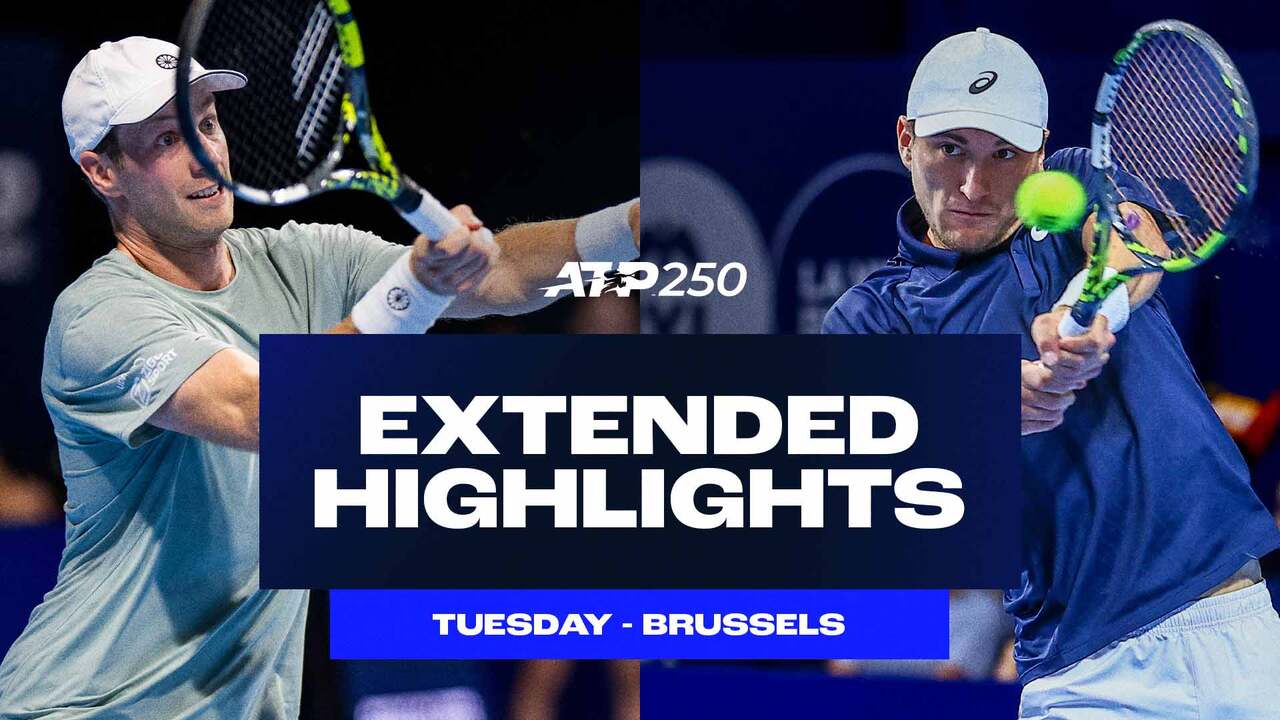 Extended Highlights: Van de Zandschulp, Collignon, Bailly win Brussels openers