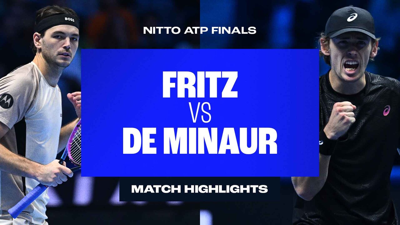 Highlights: De Minaur keeps SF hopes alive with Fritz win in Turin