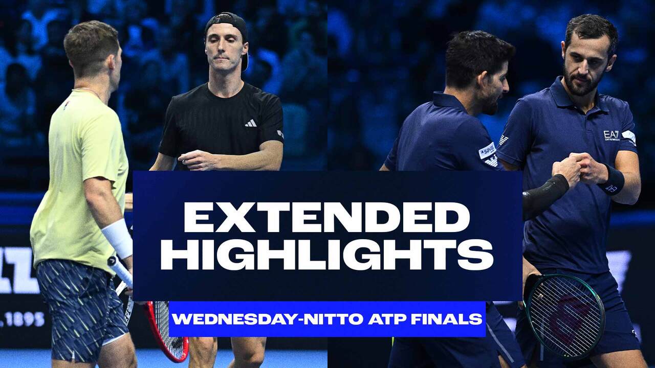 Extended Doubles Highlights: Salisbury/Skupski, Arevalo/Pavic Day 4 winners in Turin