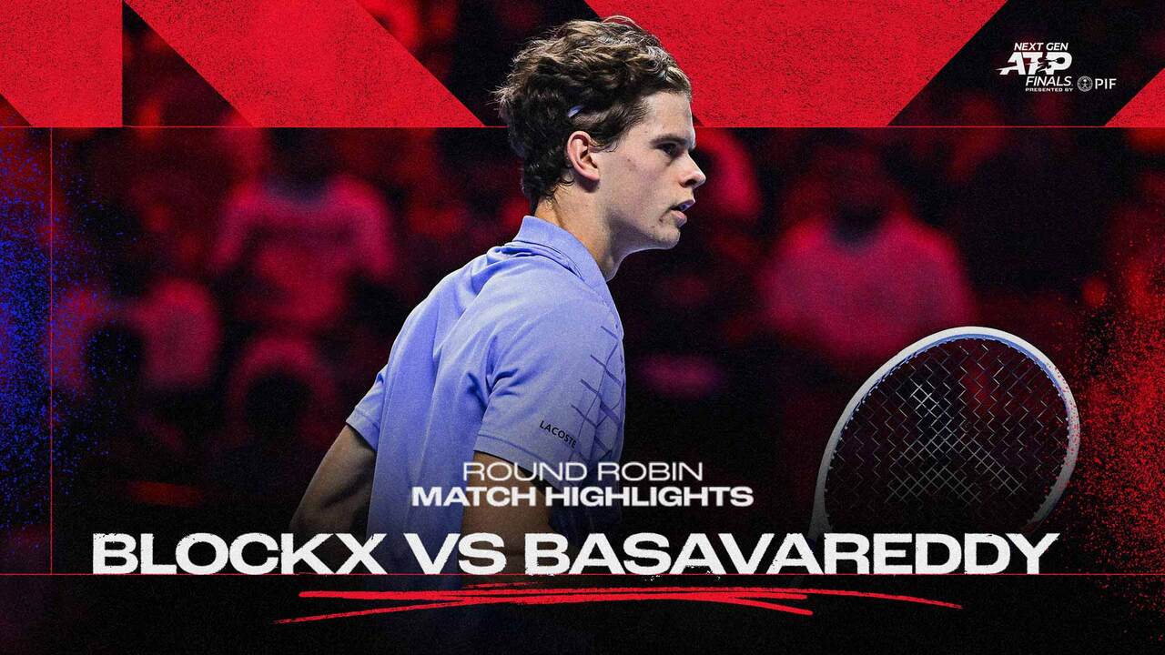Highlights: Blockx beats Basavareddy at Next Gen ATP Finals