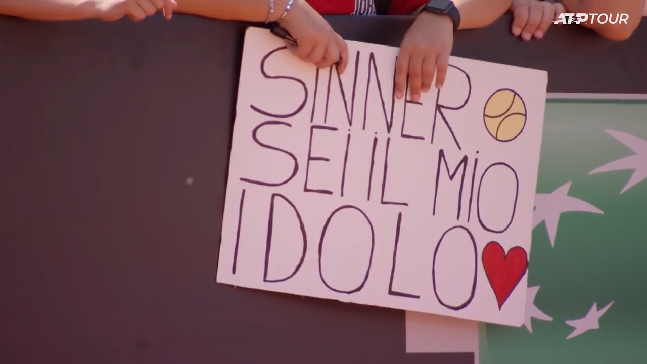 'Sinner, You Are My Idol': At Practice With Sinner In Rome