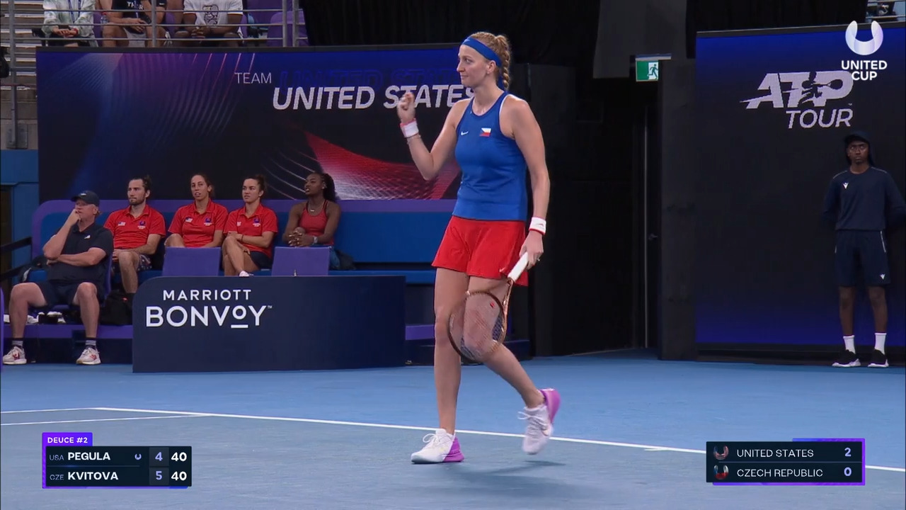 Kvitova posts Top 5 win over Pegula; U.S