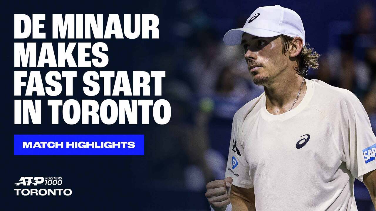 Highlights: De Minaur sinks Comesana in Toronto R2